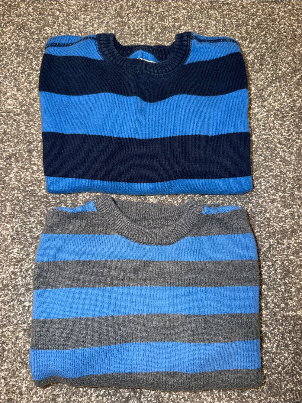 2! Boys Cherokee Striped Crewneck Sweaters size Small 6/7